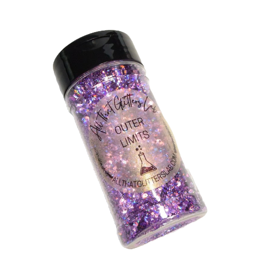 Outer Limits purple holographic chunky mix glitter