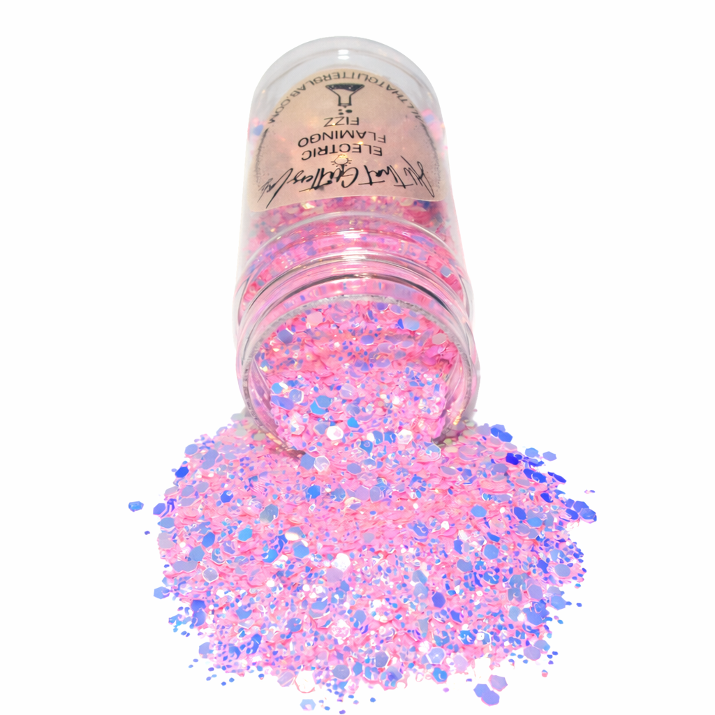 Electric Flamingo Fizz glitter