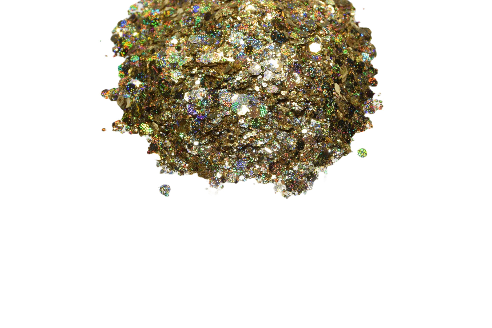 The Golden Boy gold holographic chunky mix glitter