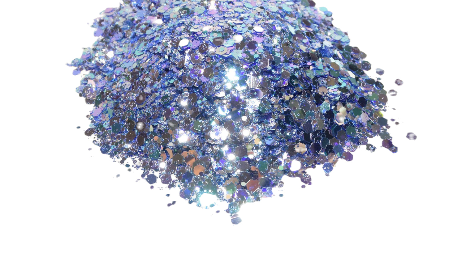 Holidays Blue blue iridescent chunky mix glitter