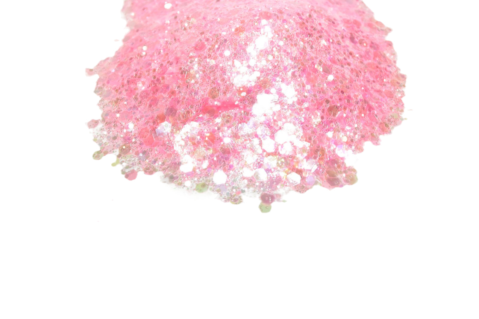 The Pink Prancer pink iridescent chunky mix glitter