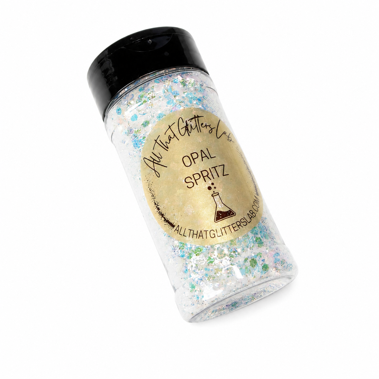 Opal Spritz white iridescent chunky mix glitter