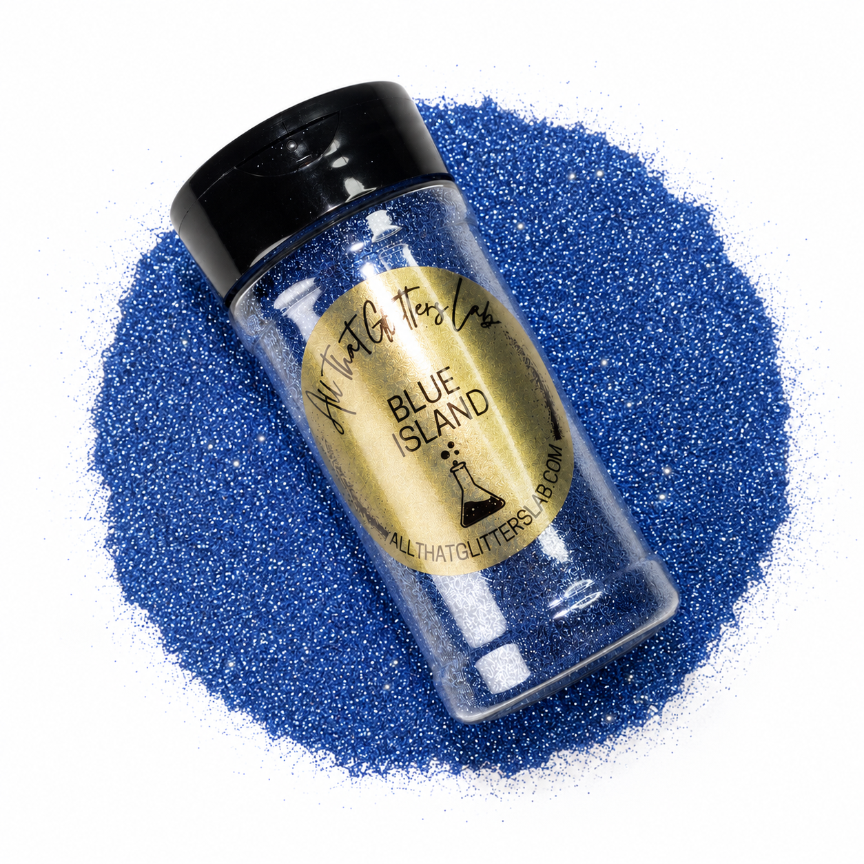 Blue Island glitter