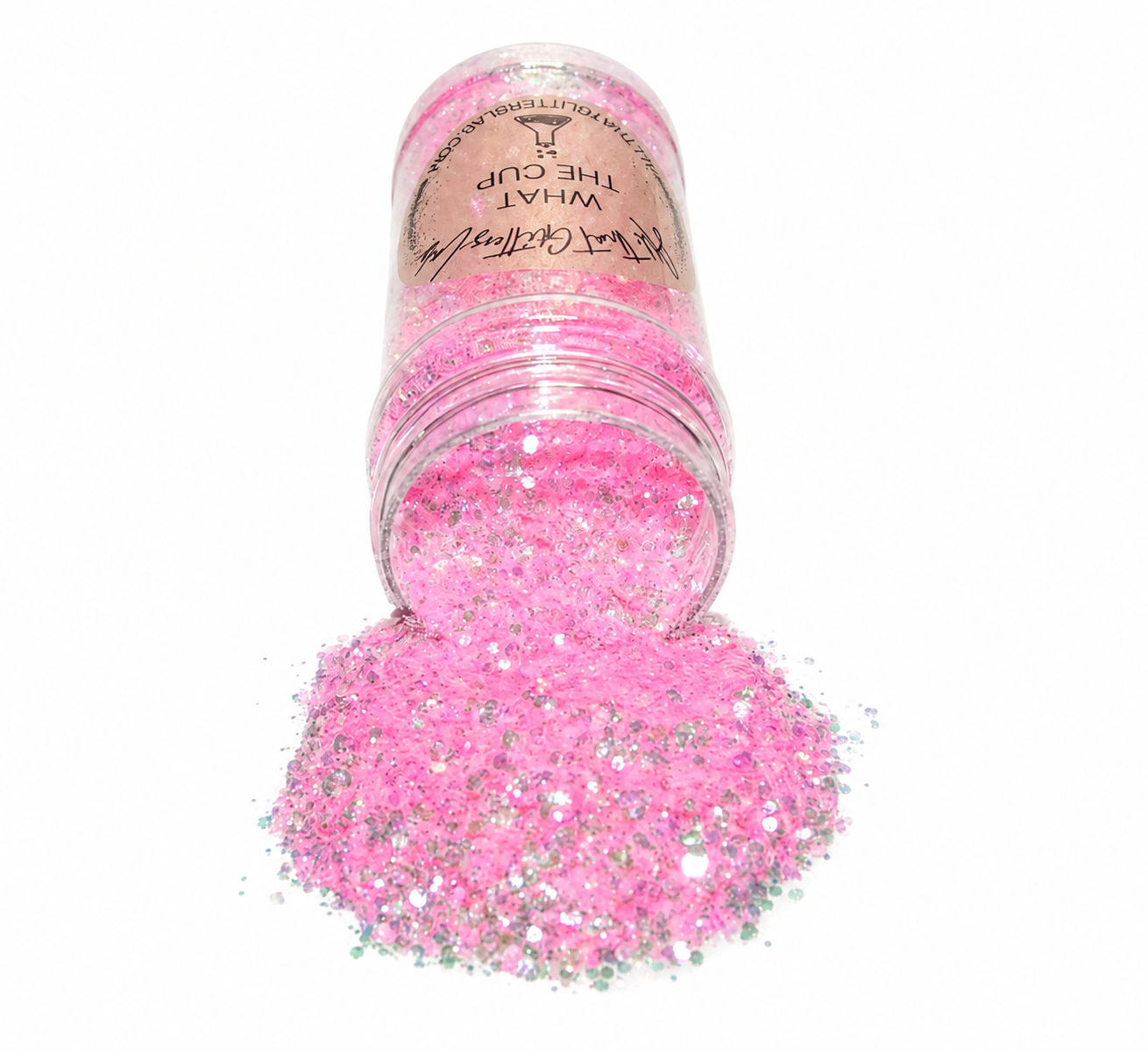 What The Cup glitter