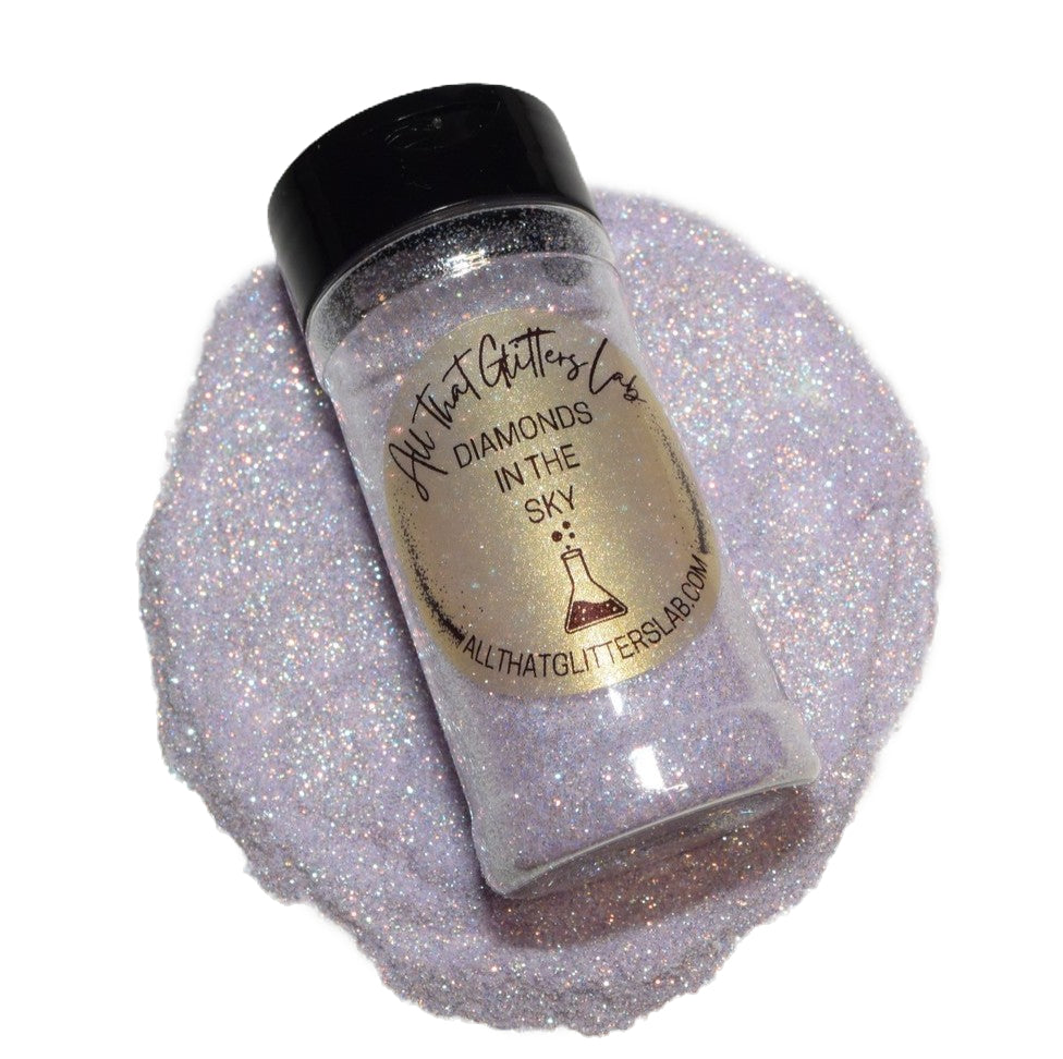 Diamonds In The Sky purple iridescent fine glitter