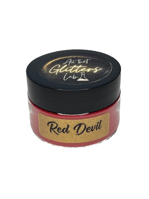 Red Devil red metallic micro fine glitter