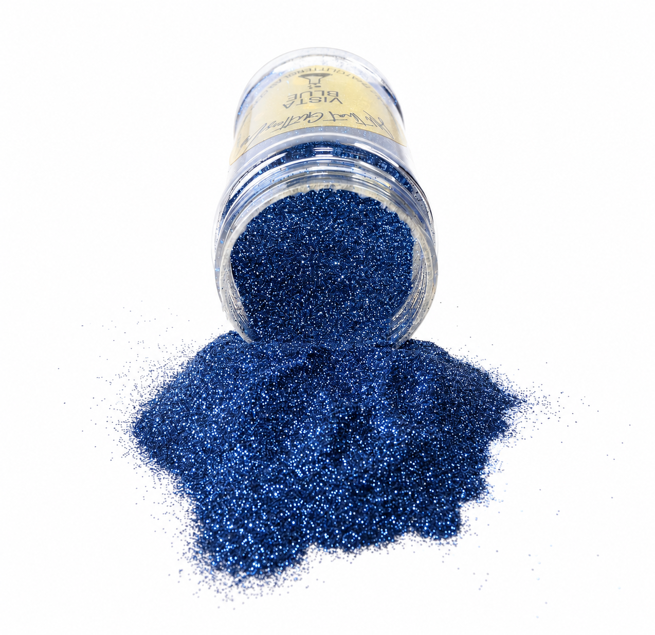 Vista Blue glitter