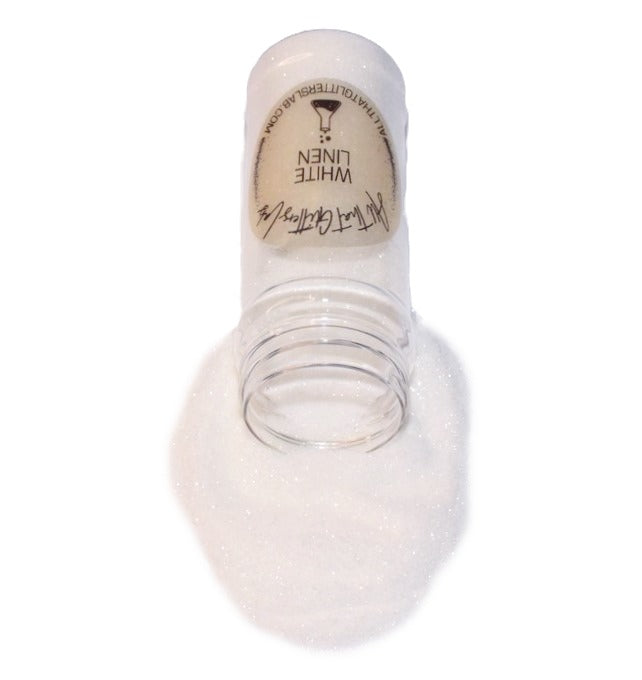 White Linen glitter