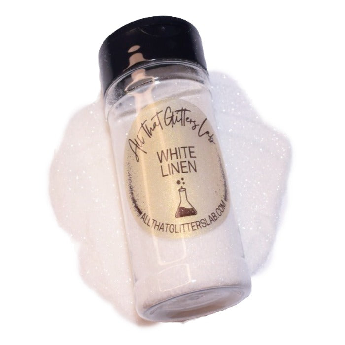 White Linen glitter