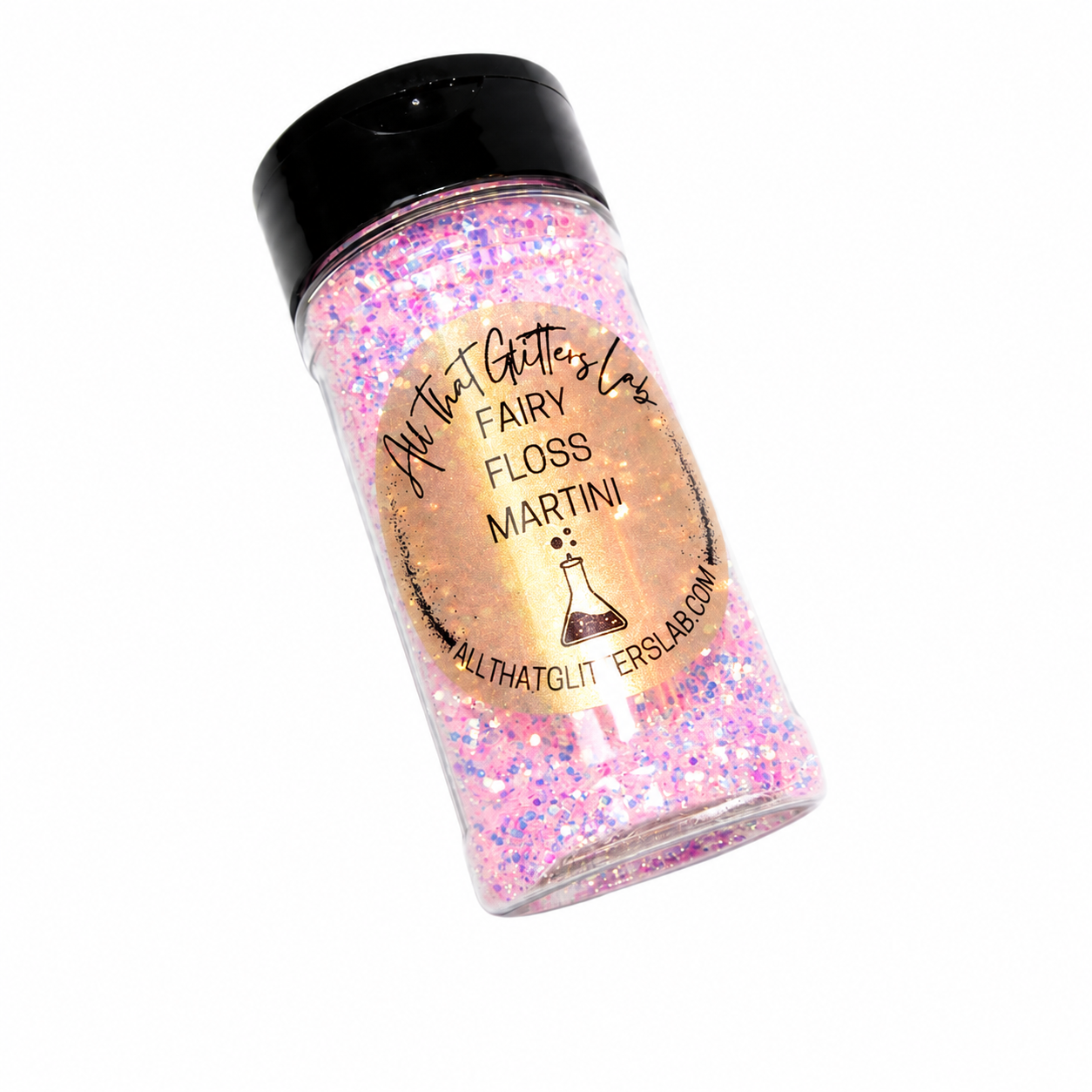 Fairy Floss Martini glitter