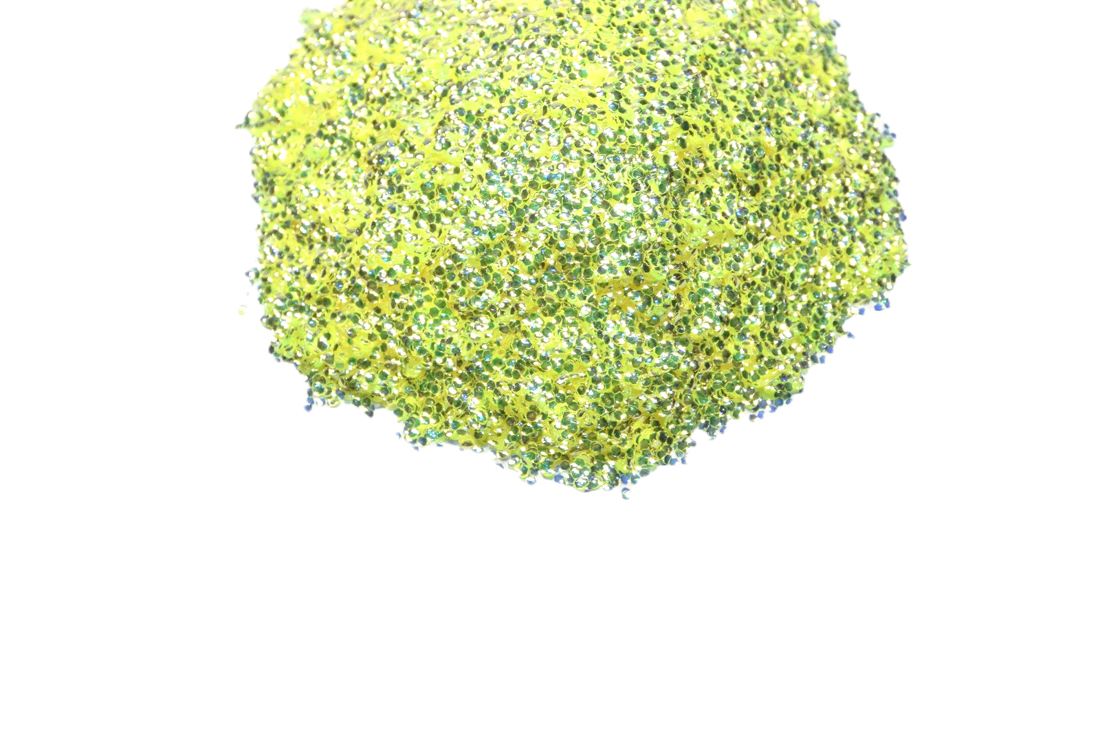 Toucan Drop Martini yellow iridescent tear glitter