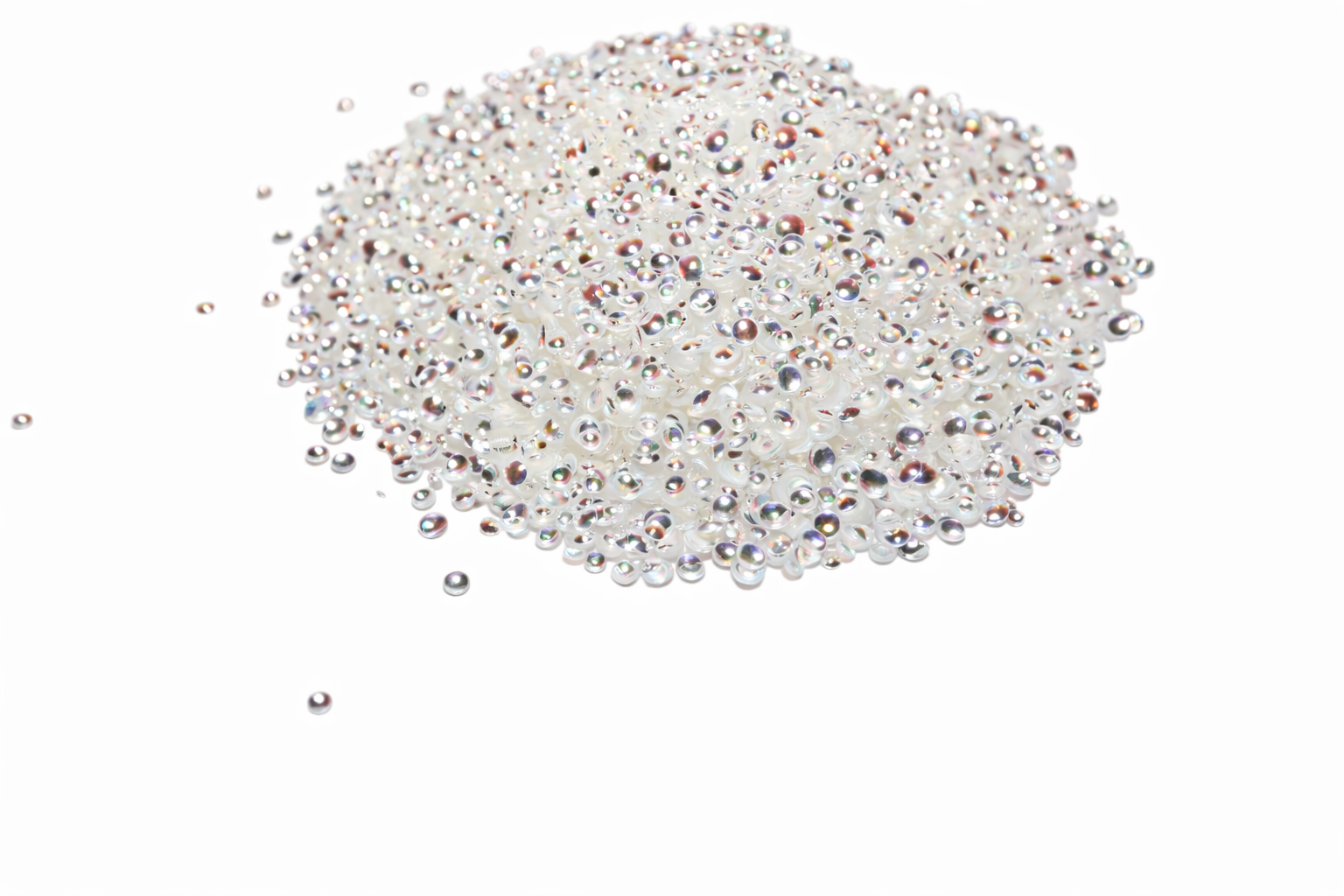 Puff The Magic Dragon white iridescent chunky mix glitter