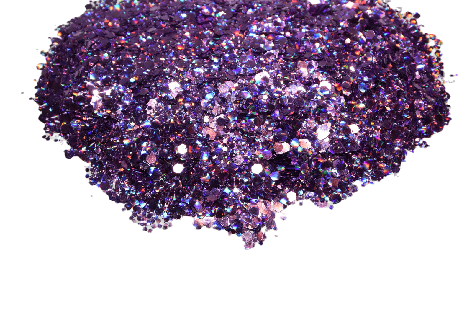 Outer Limits purple holographic chunky mix glitter