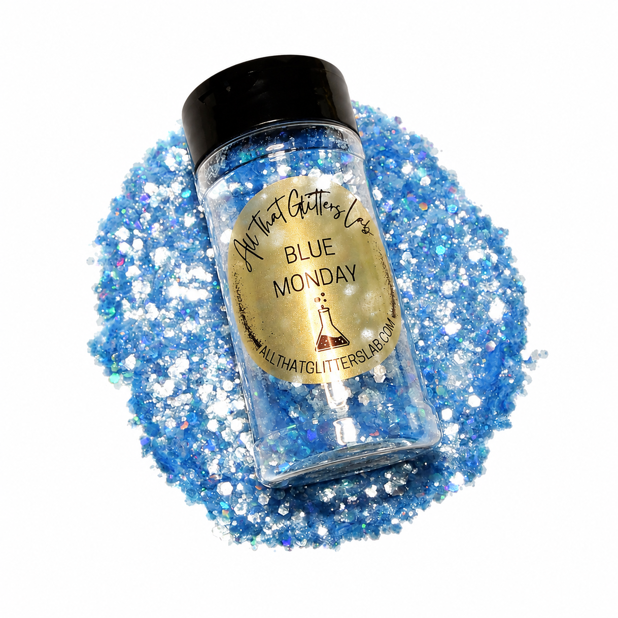 Blue Monday glitter