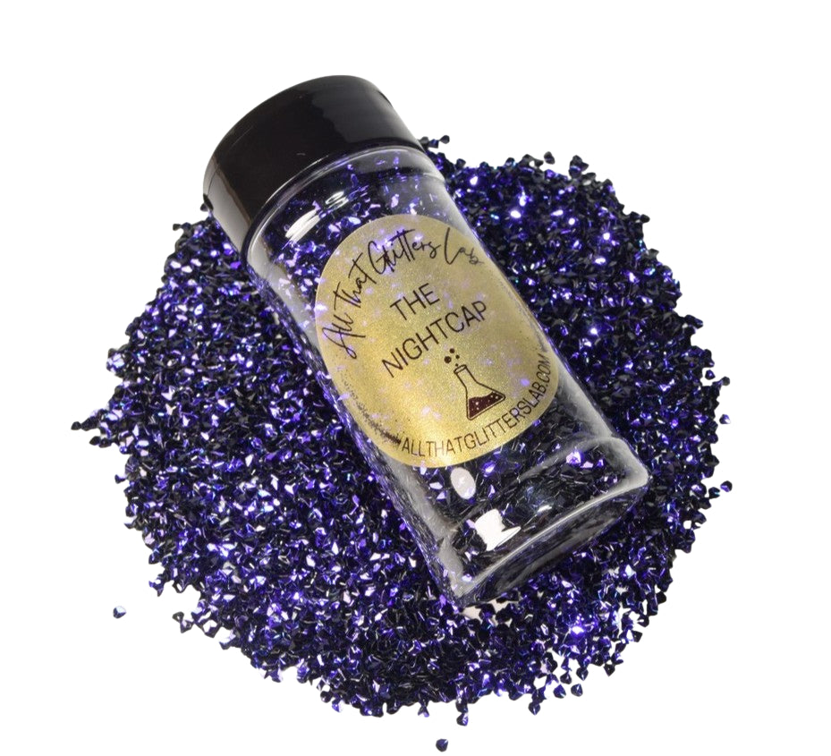 The Nightcap blue diamond glitter