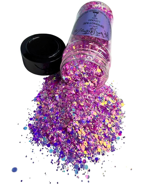 Springtime Lovah pink chunky mix glitter
