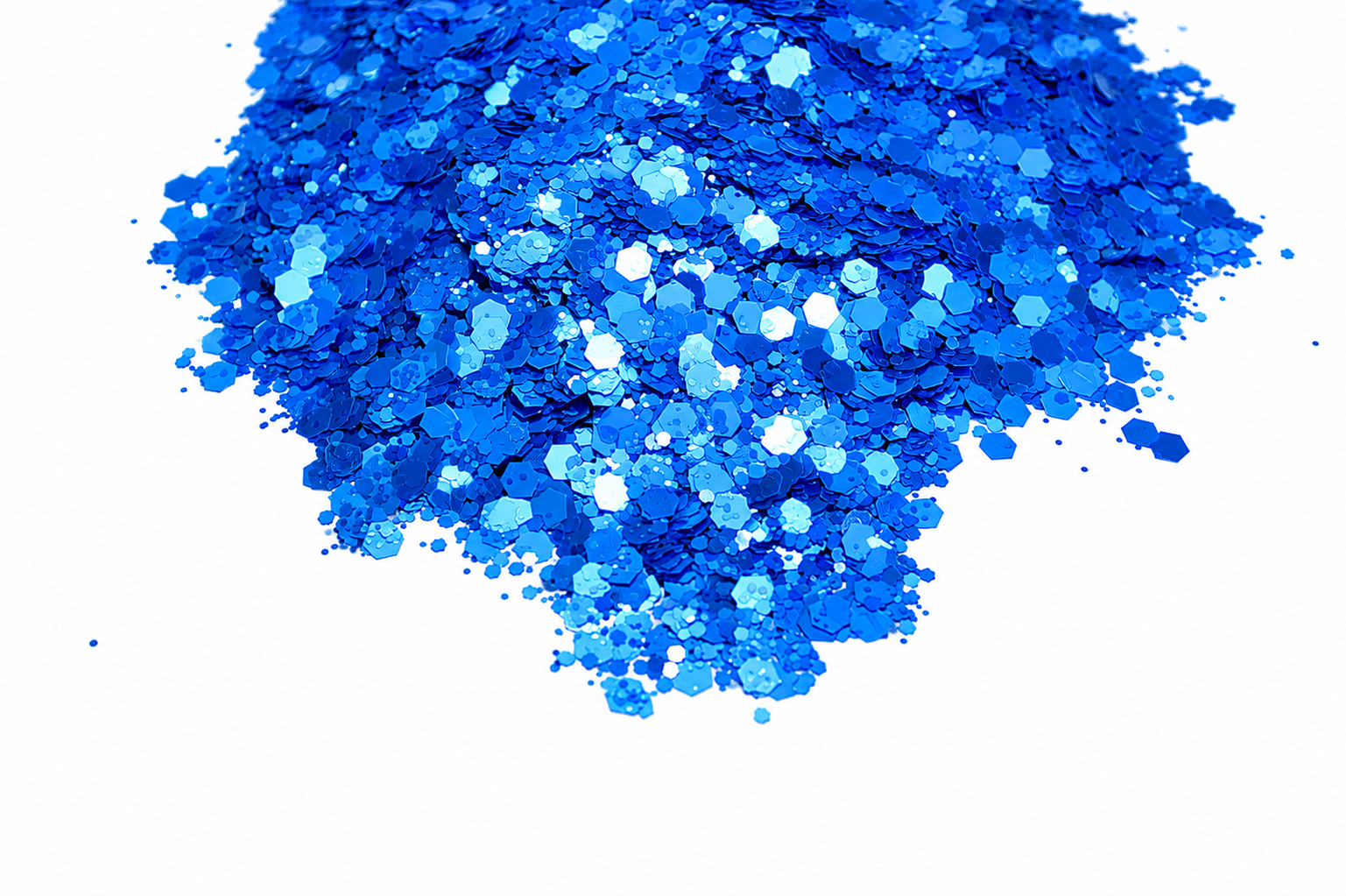 Alaska blue matte pearl chunky mix glitter