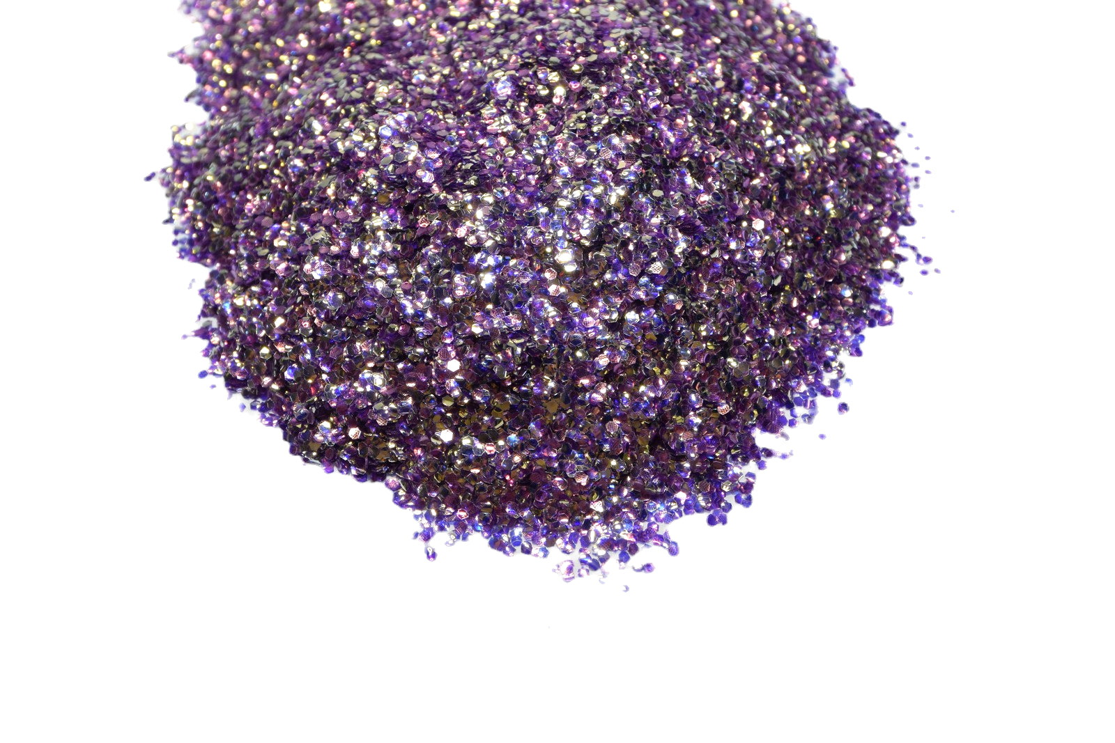 Drop The Beet purple iridescent tear glitter