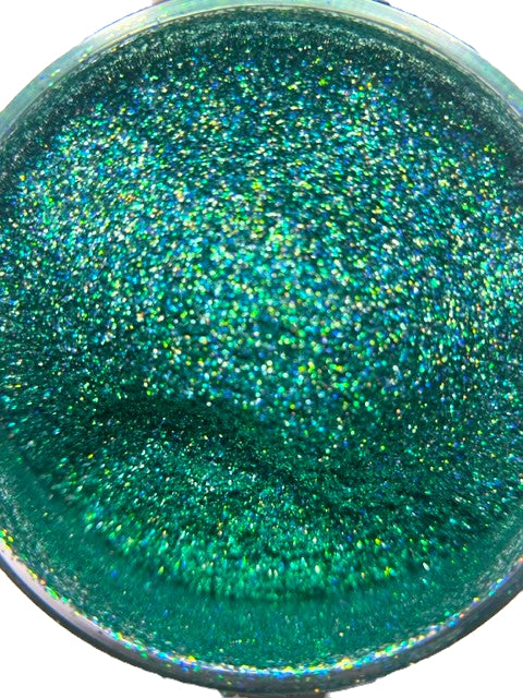 Casa Teal green holographic micro fine glitter