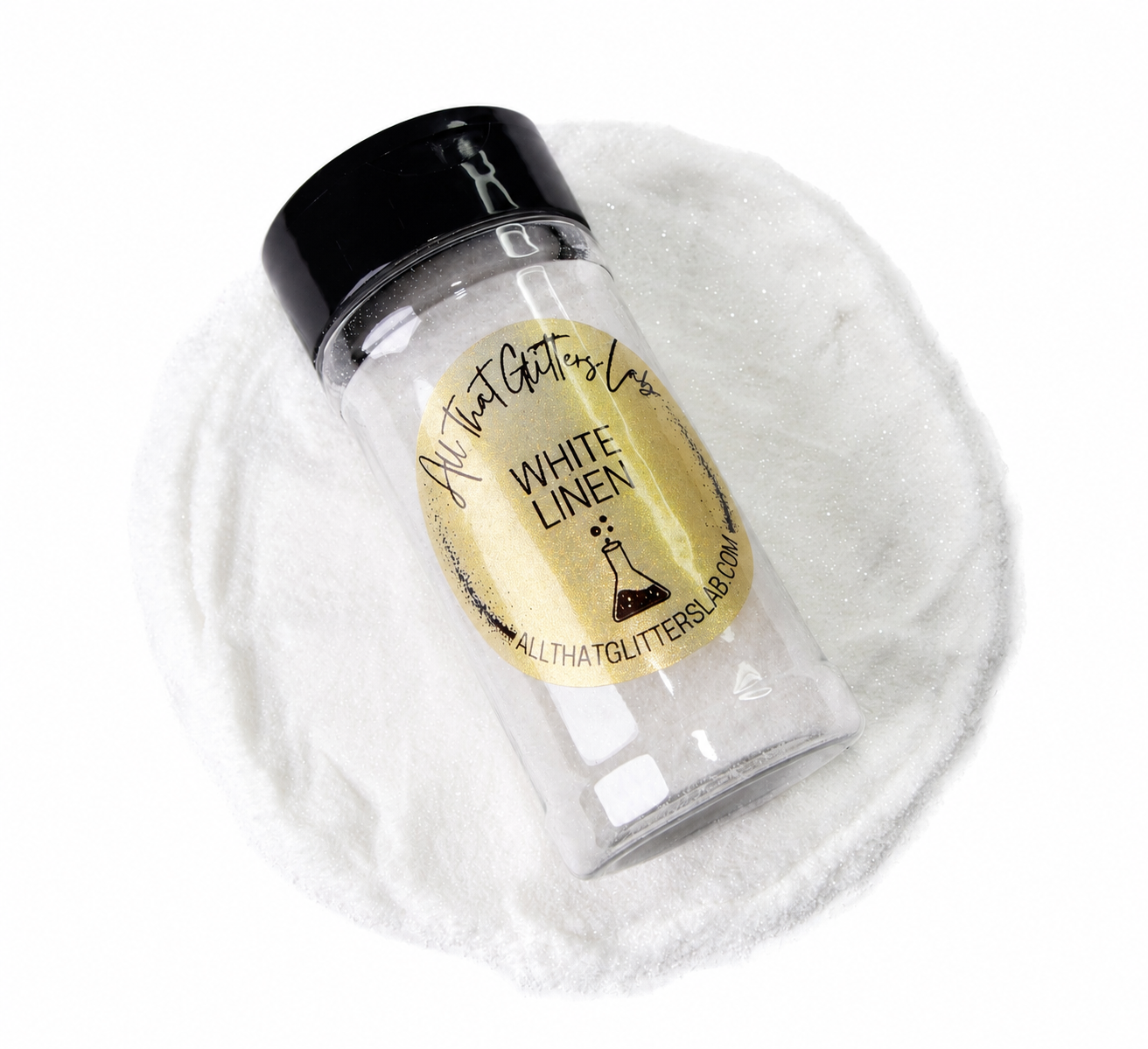 White Linen glitter