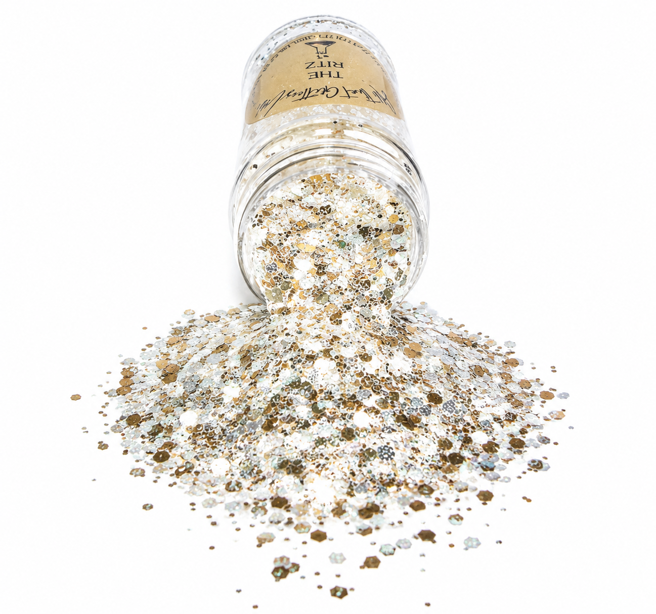 The Ritz white high flash chunky mix glitter