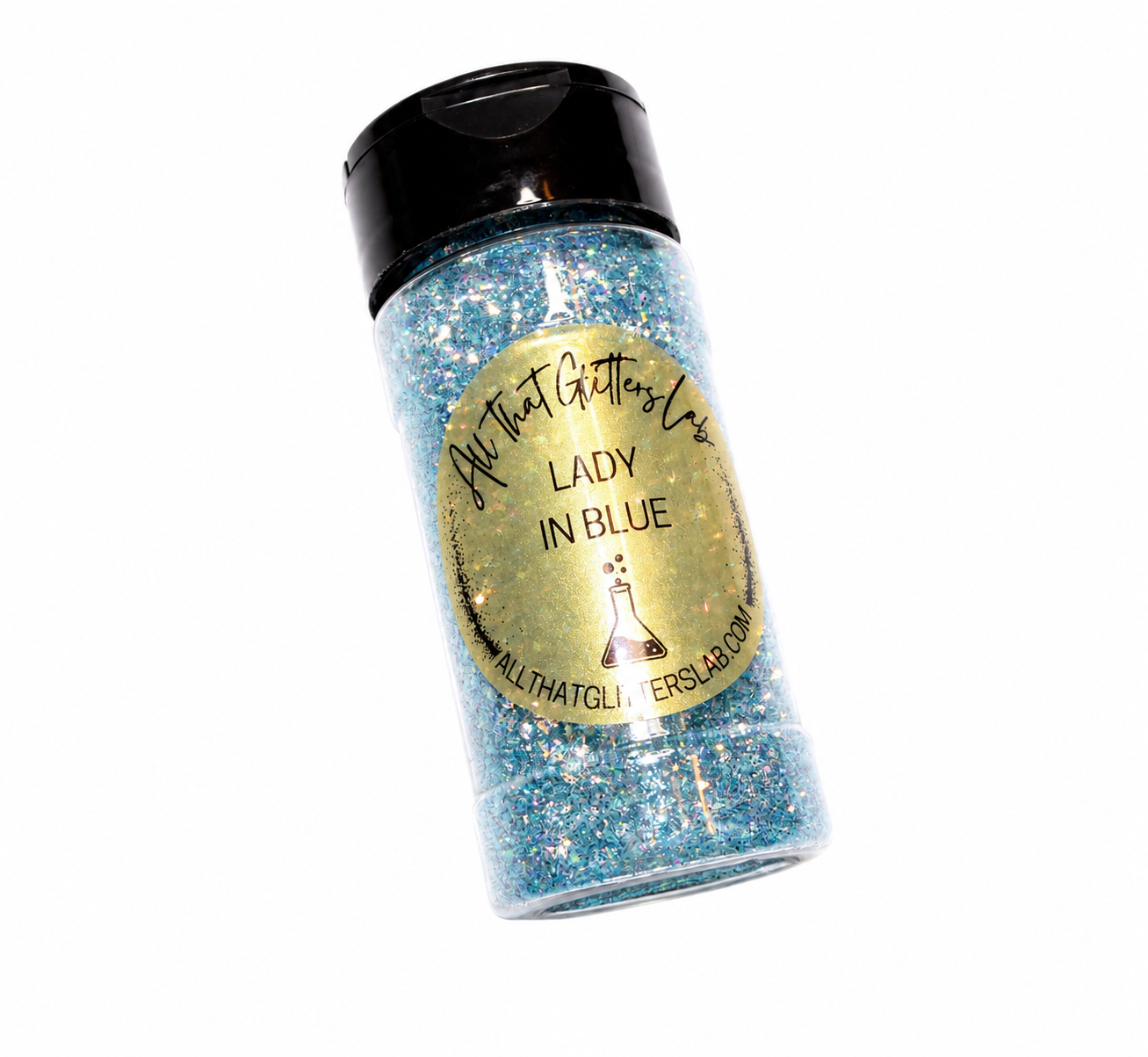 Lady In Blue glitter