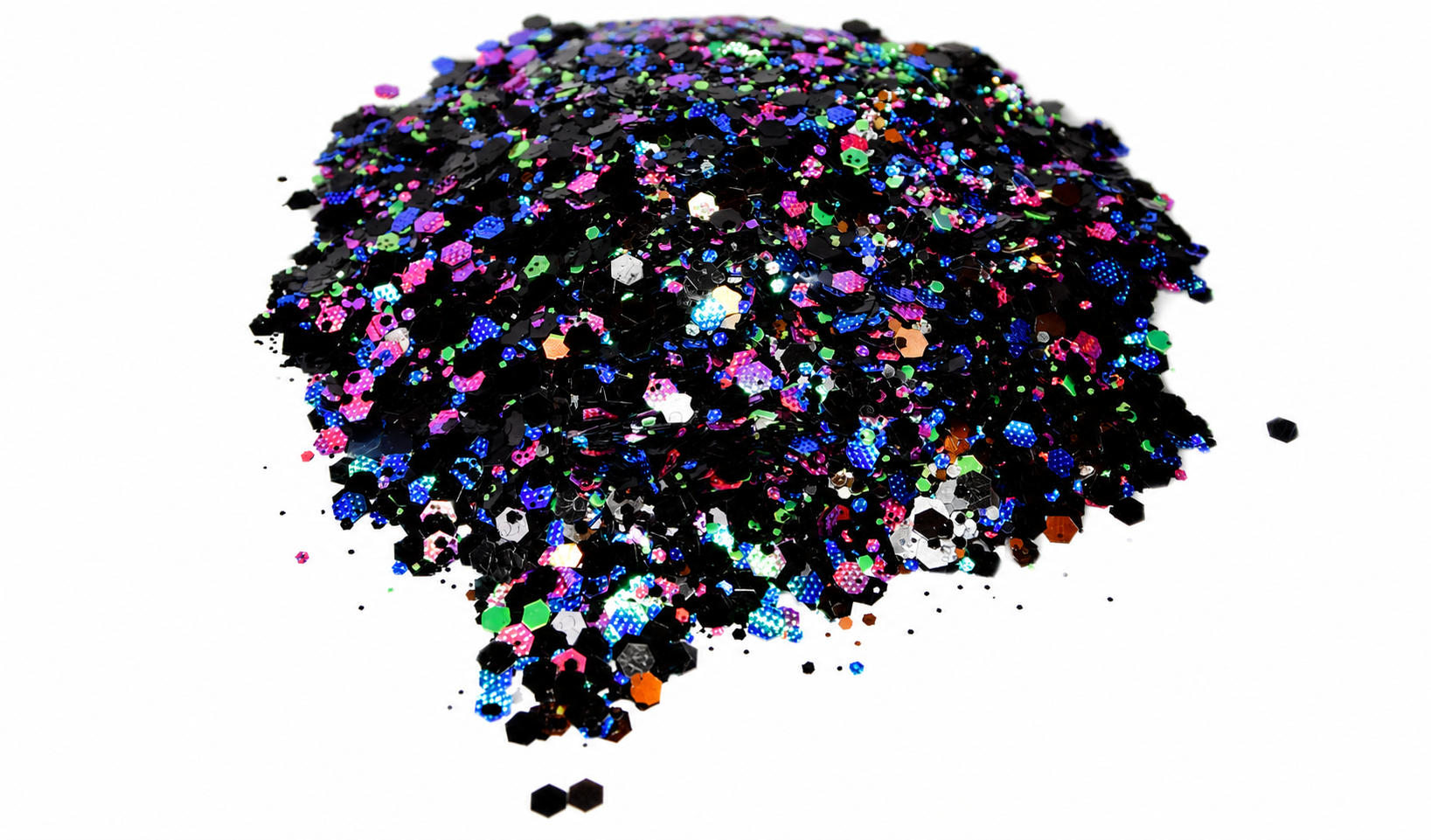 World's Greatest Husband green glow in the dark chunky mix glitter
