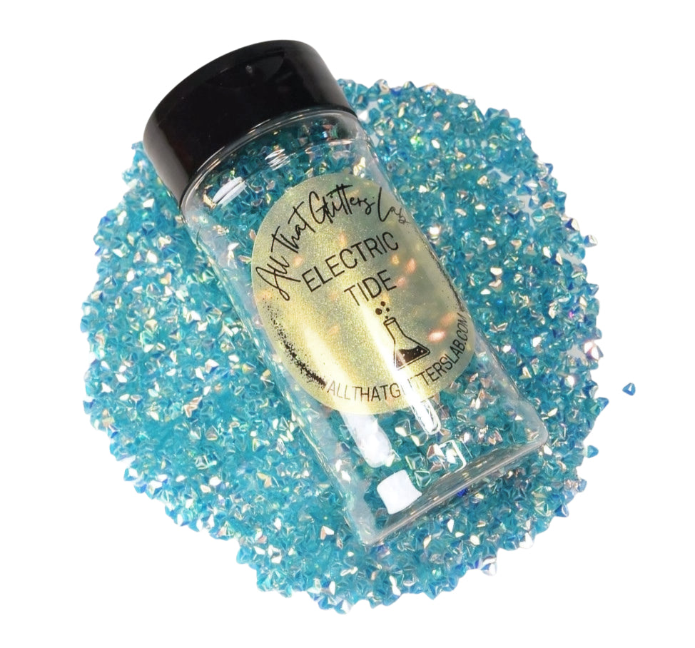 Electric Tide blue iridescent glitter