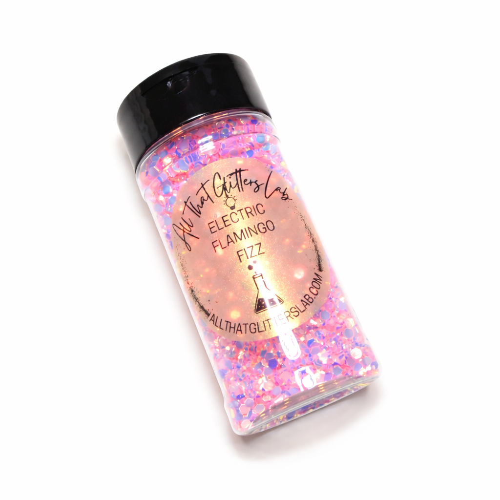 Electric Flamingo Fizz glitter