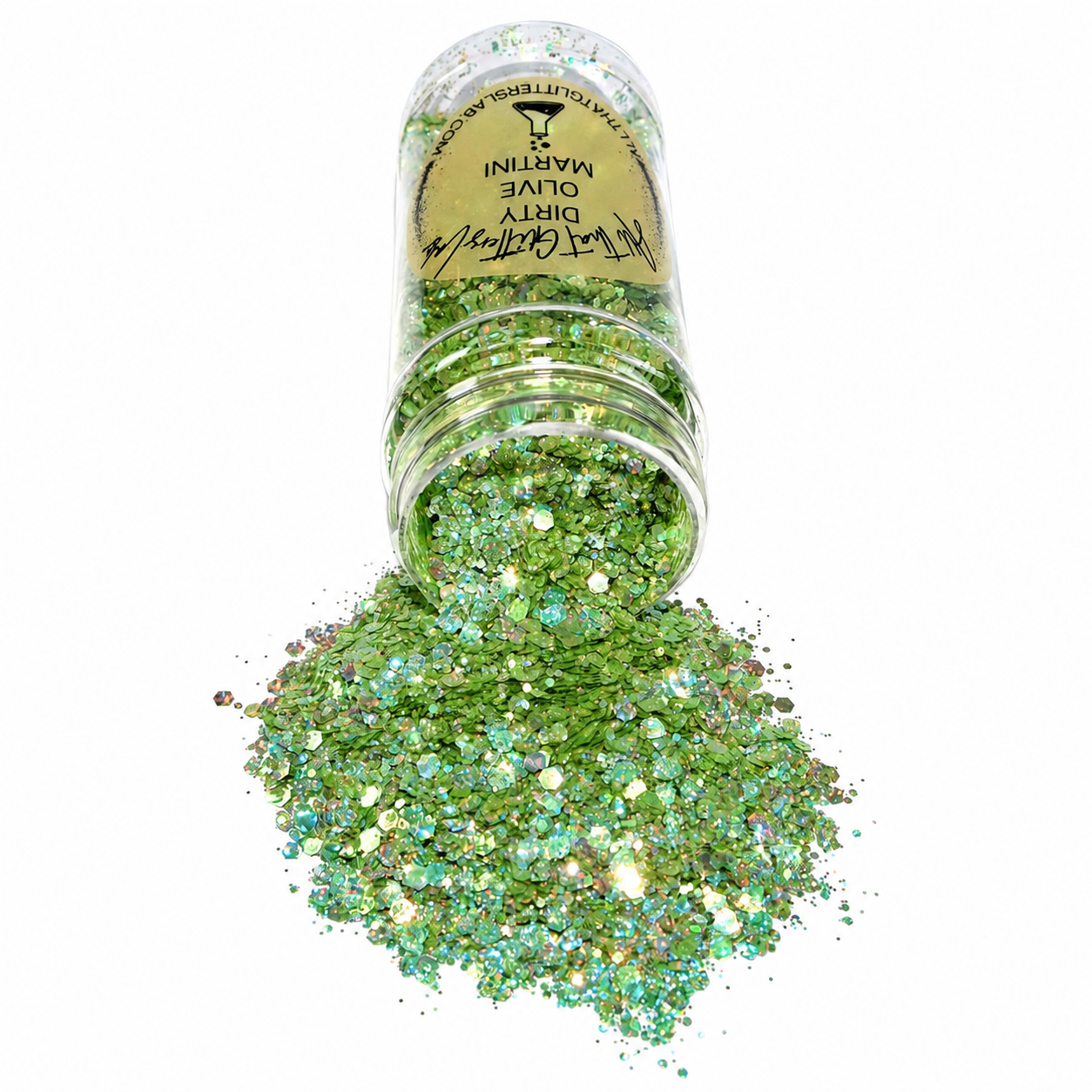Dirty Olive Martini glitter