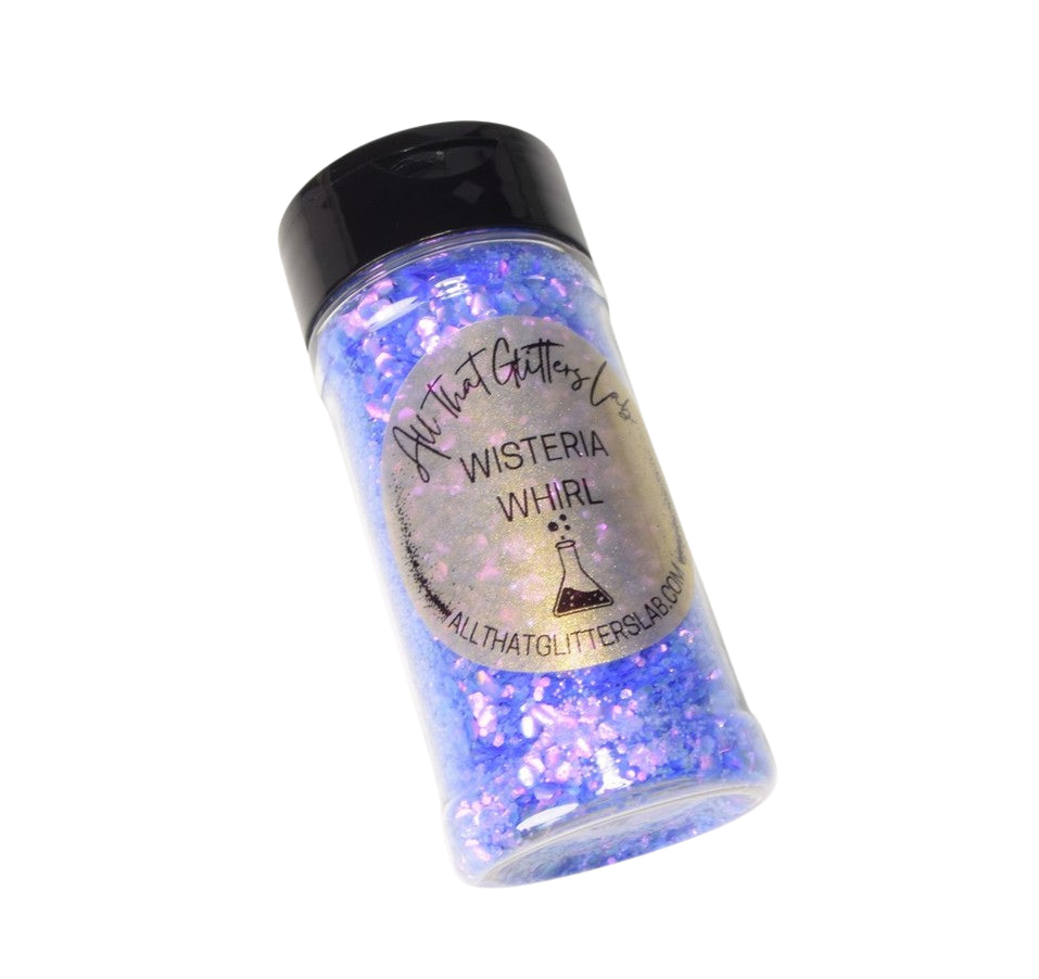 Wisteria Whirl purple chameleon chunky mix glitter