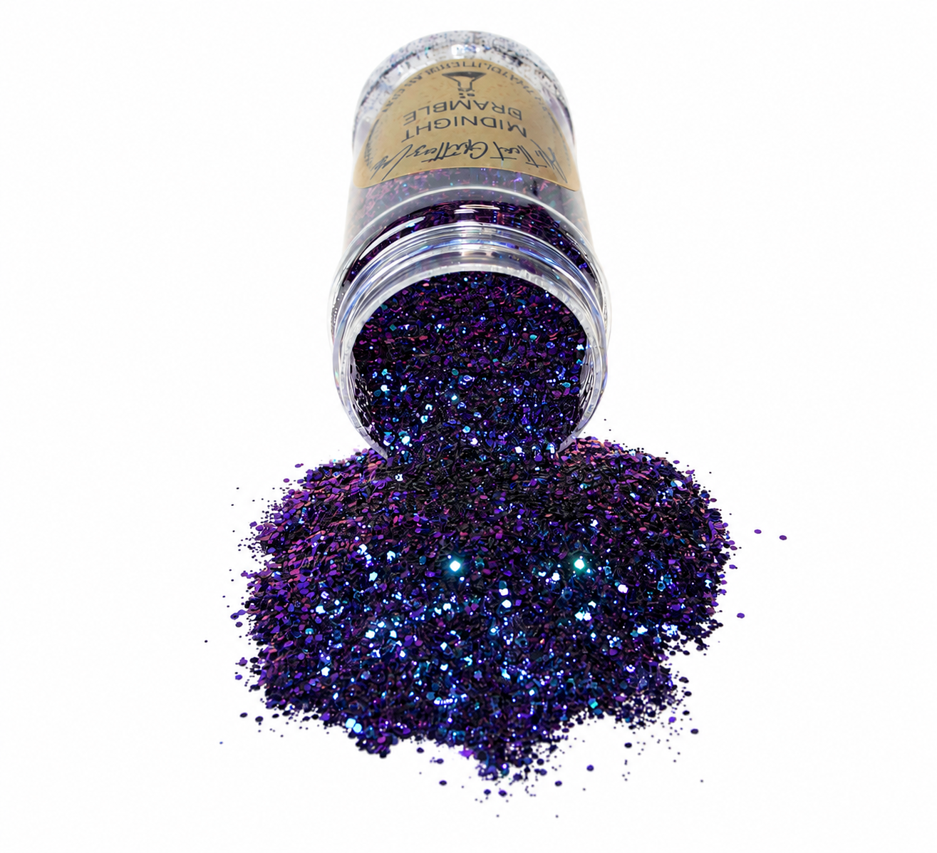 Midnight Bramble green chameleon chunky mix glitter