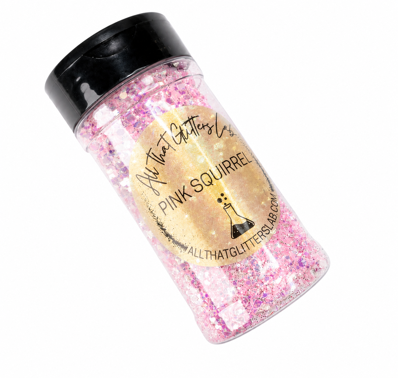 Pink Squirrel glitter