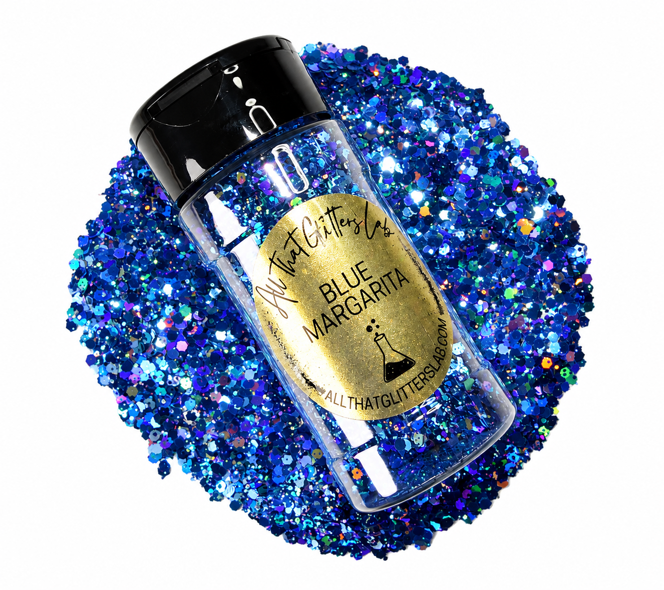 Blue Margarita glitter