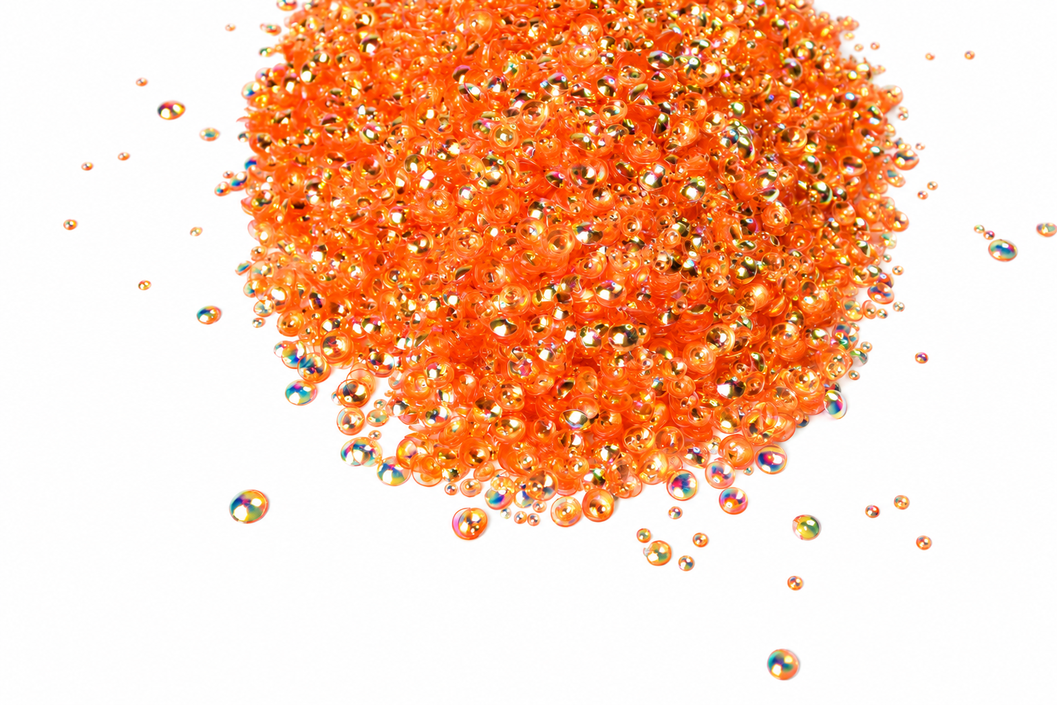 Lion's Tail orange neon chunky mix glitter