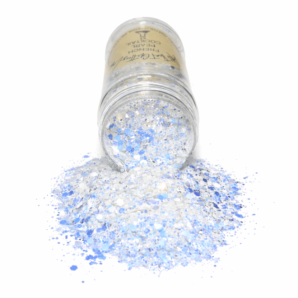 French Pearl Cocktail white chameleon chunky mix glitter