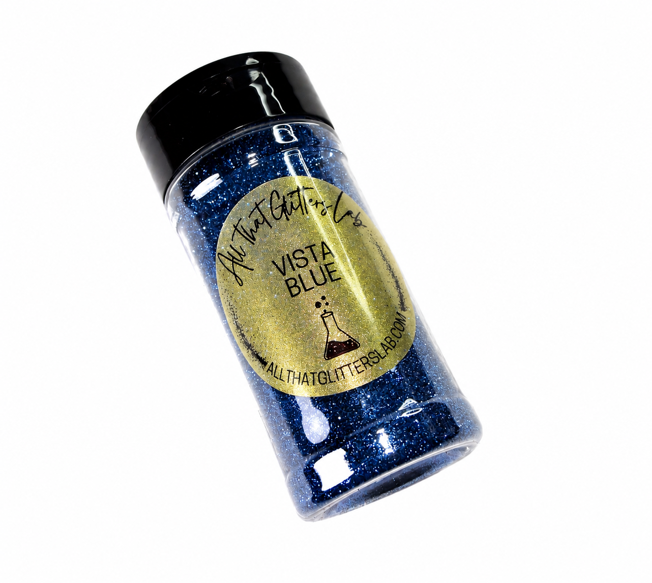 Vista Blue glitter
