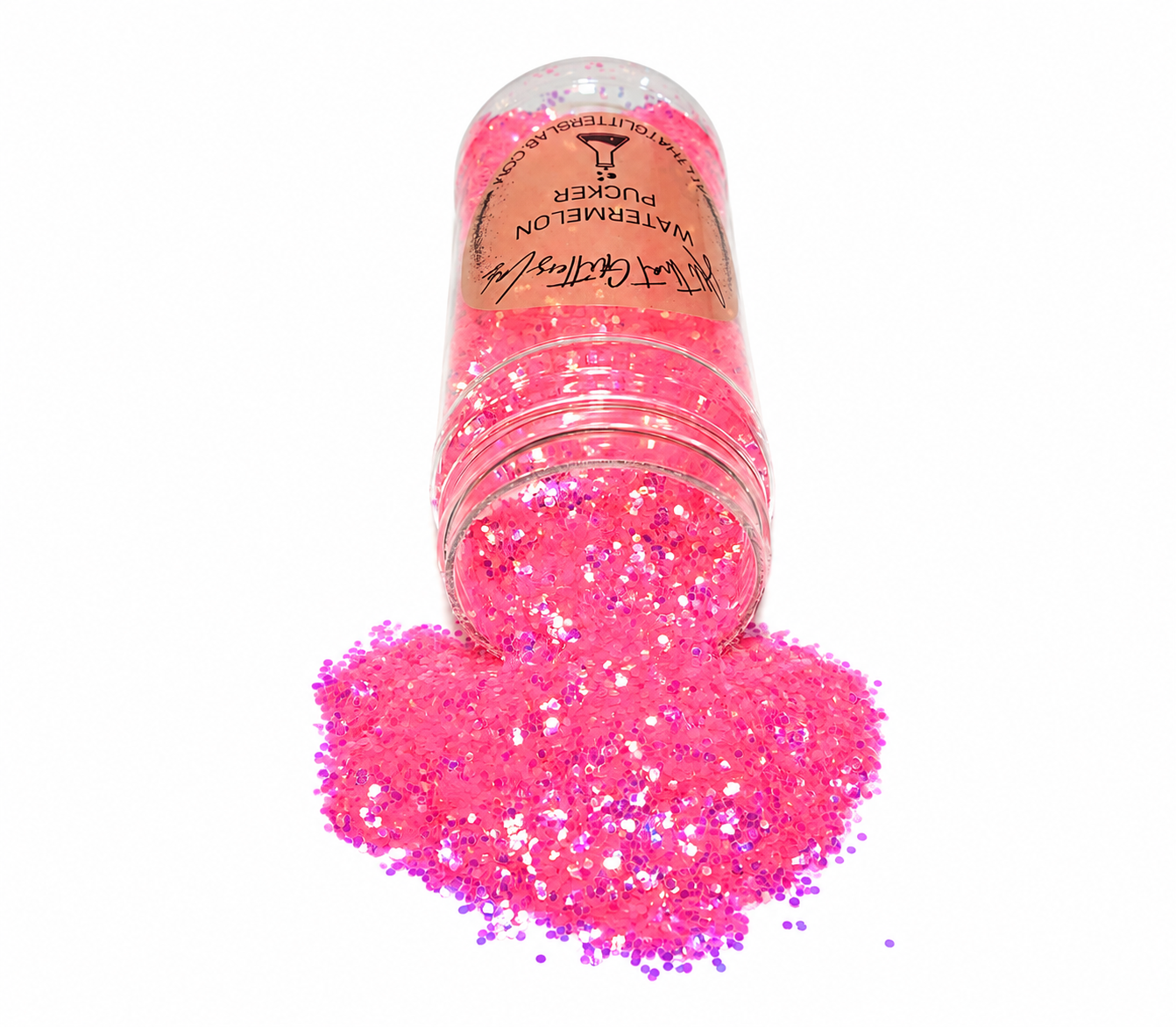 Watermelon Pucker glitter