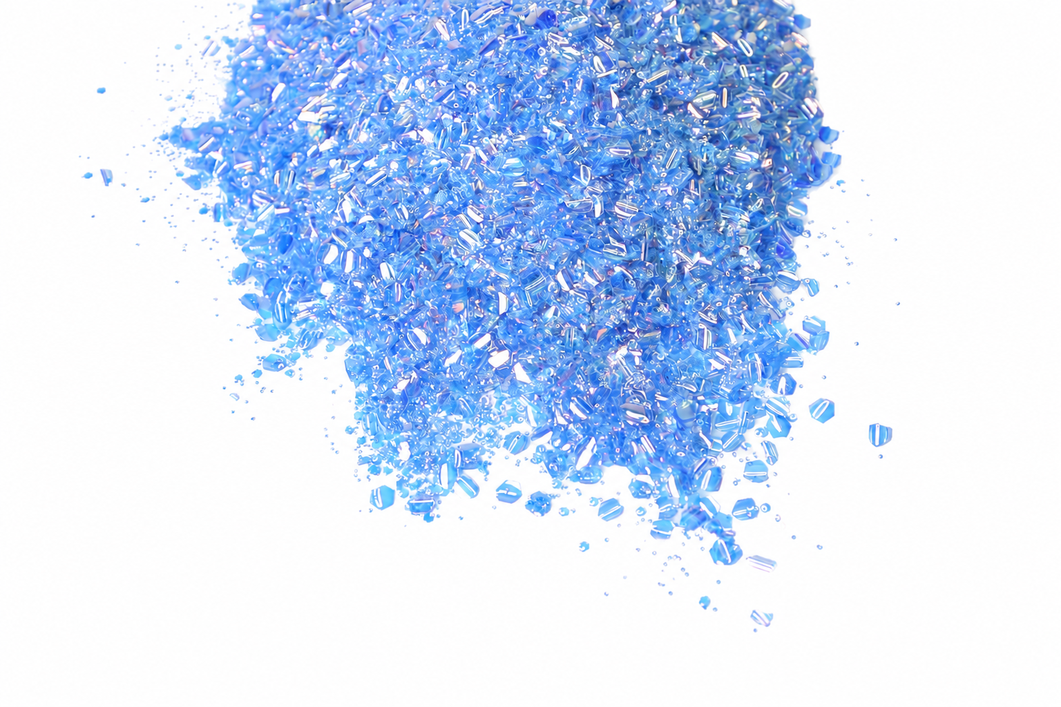 Moonwalk blue iridescent chunky mix glitter