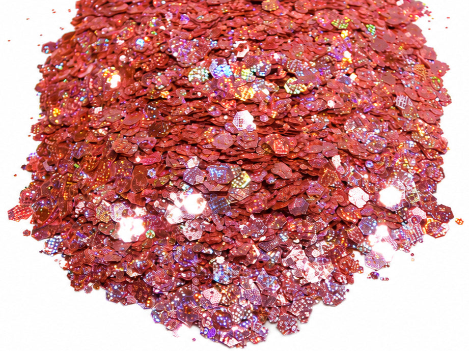 Pink Glacier glitter