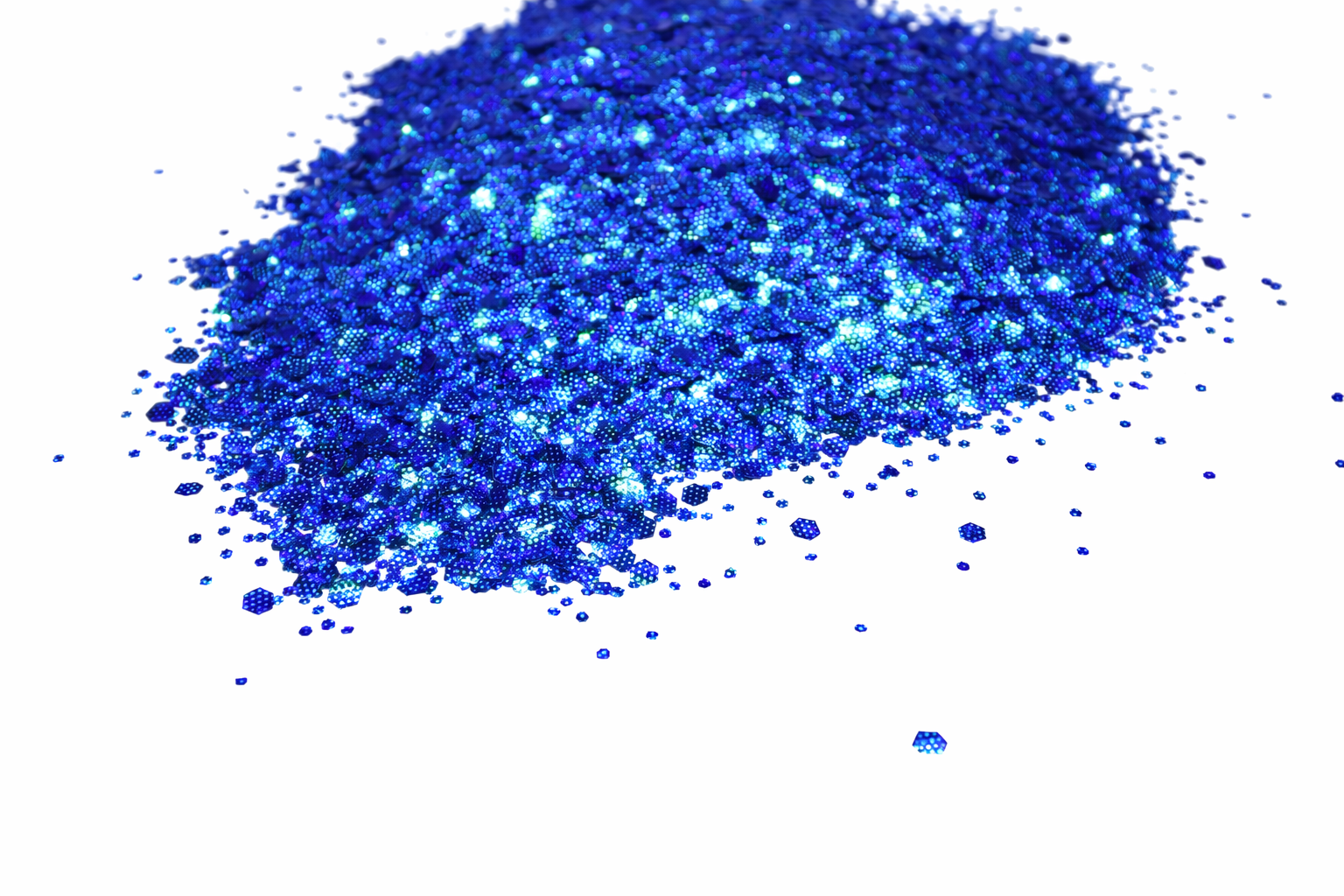 Tipsy Mermaid green iridescent chunky mix glitter