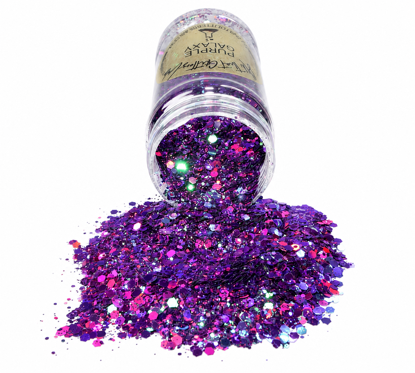 Purple Galaxy glitter