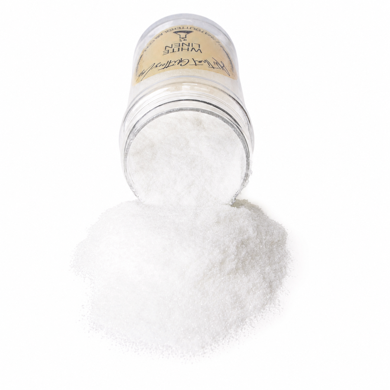 White Linen glitter