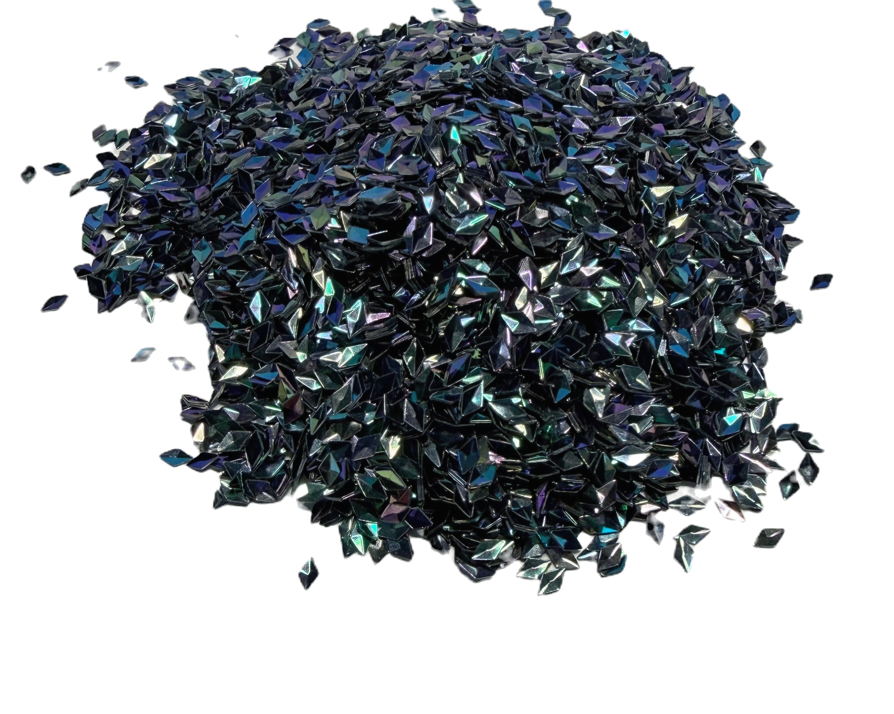 The Dragon's Eye black holographic scales glitter