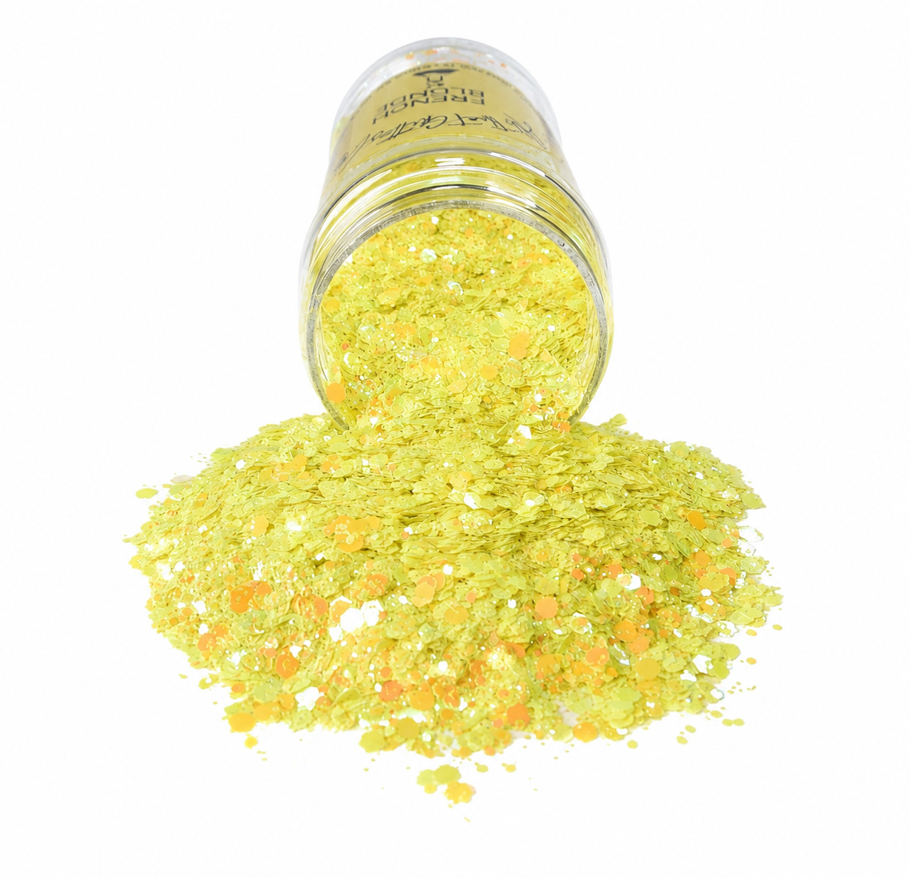French Blonde glitter