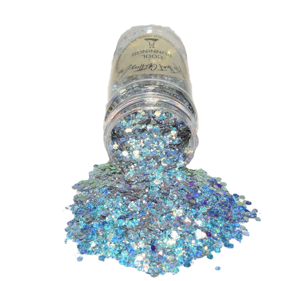 Cool Runnings blue holographic chunky mix glitter