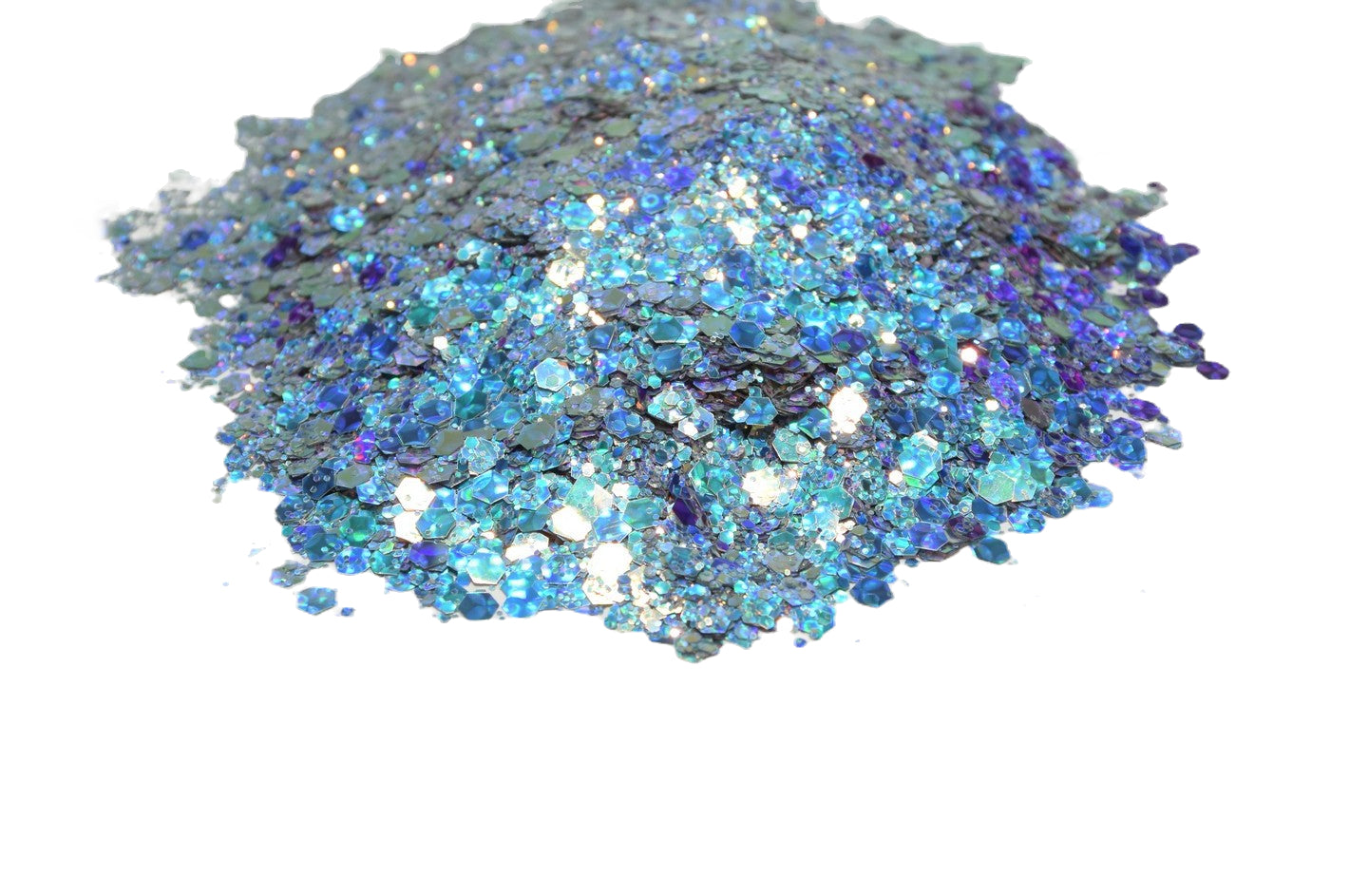 Cool Runnings blue holographic chunky mix glitter