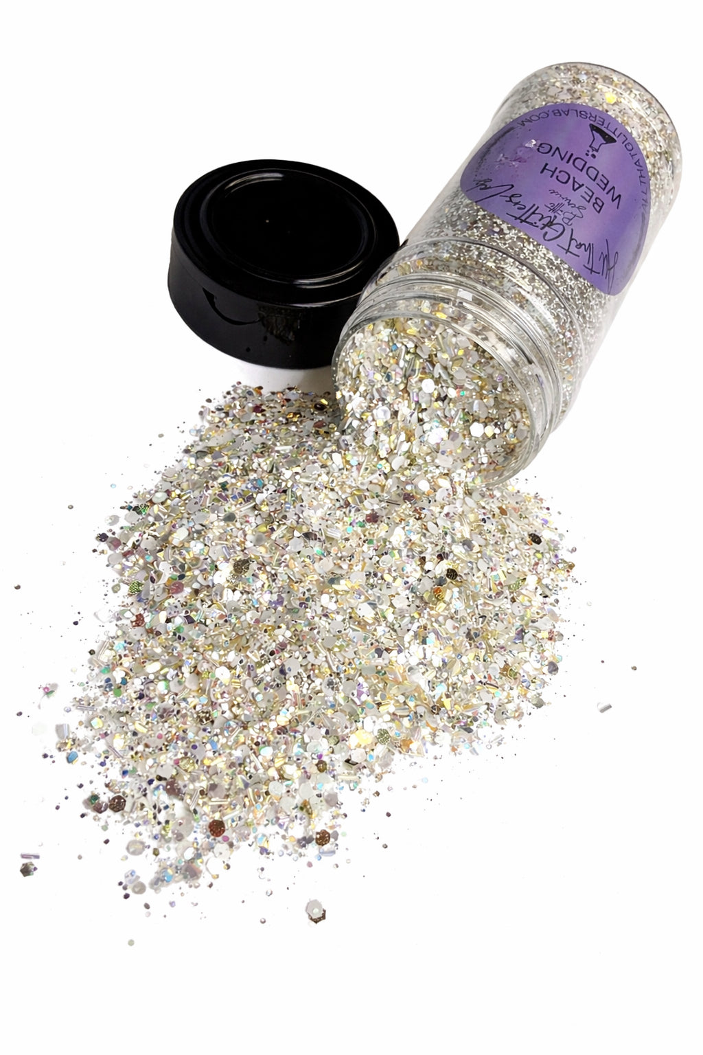 Beach Wedding chunky mix glitter