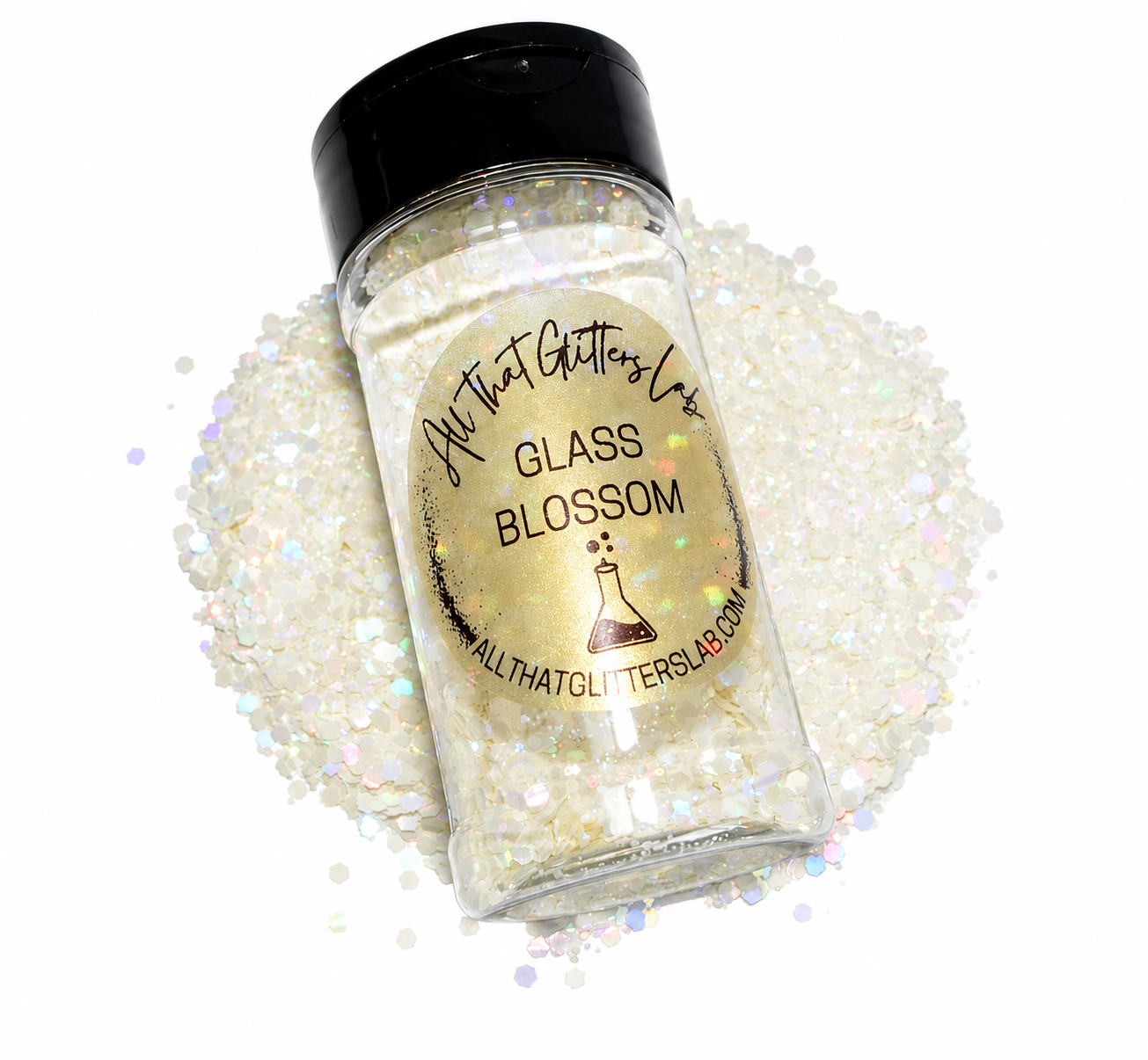 Glass Blossom glitter