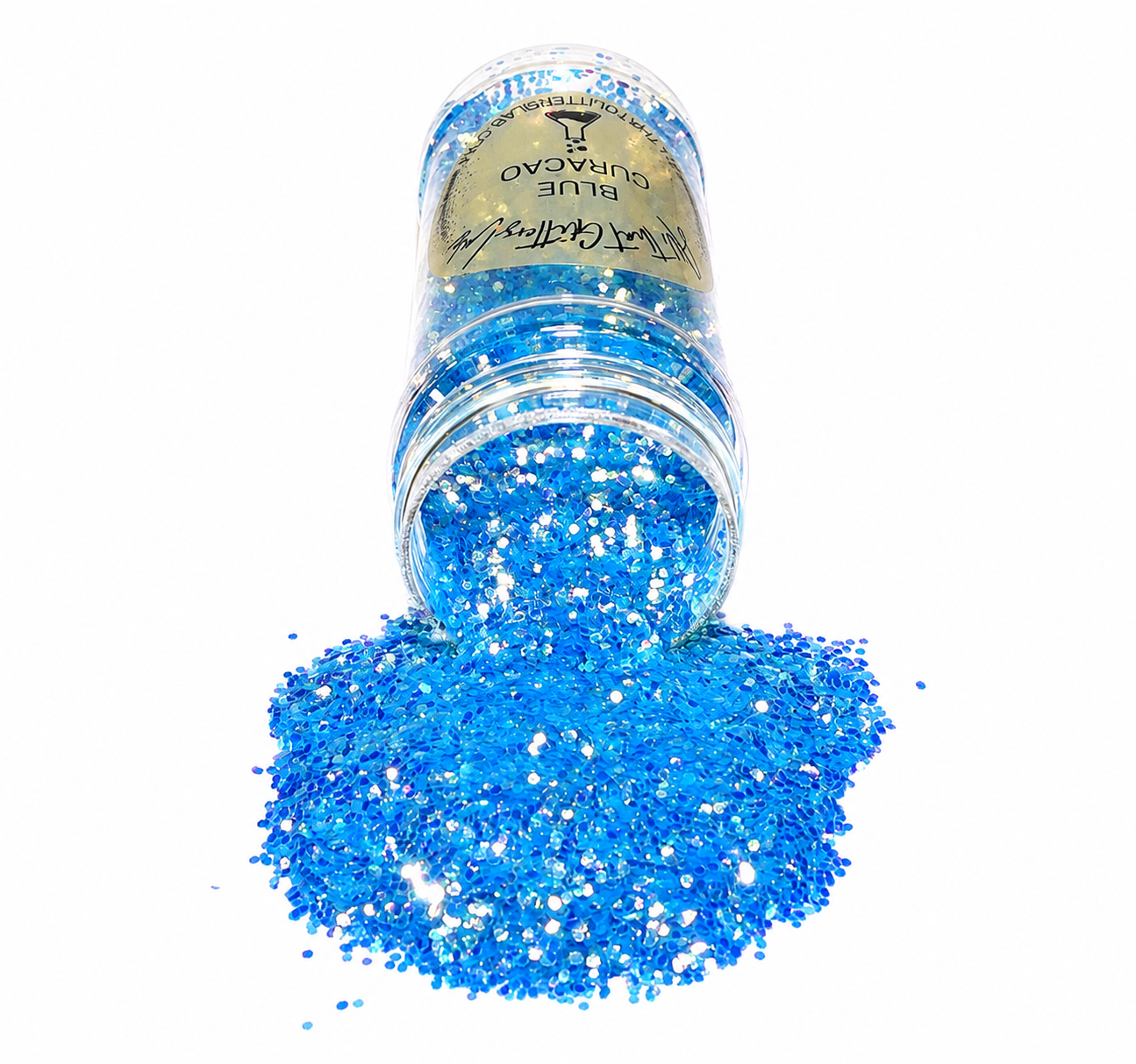 Blue Curacao glitter